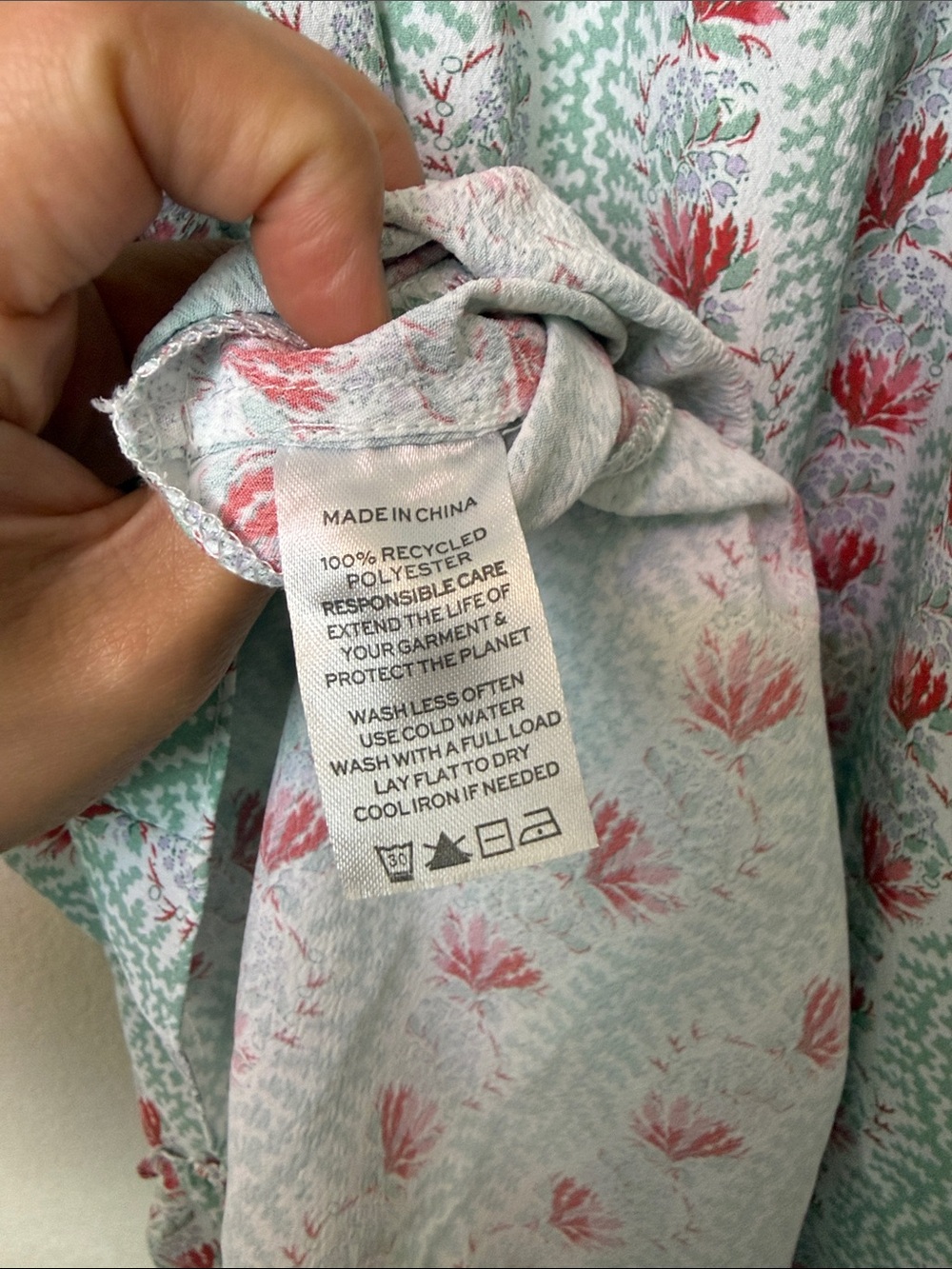 Hill House The Nap Dress Louisa Midi Dress in Light Mint and Coral Size Medium - Picture 6 of 8